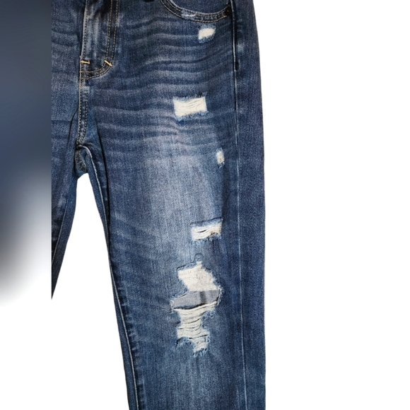 Abercrombie & Fitch Straight Leg Ankle Distressed Jeans Size 24 - Picture 5 of 9